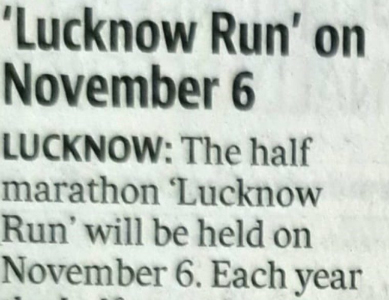 Fourth Edition of Lucknow Run image