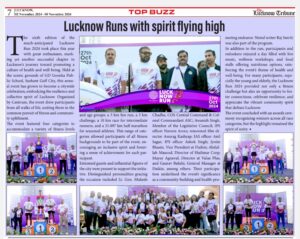 Lucknow Runs with spirit flying high img 1