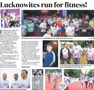 Lucknowites run for fitness!